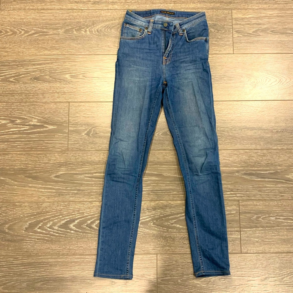 Nudie High Waist Skinny Jeans